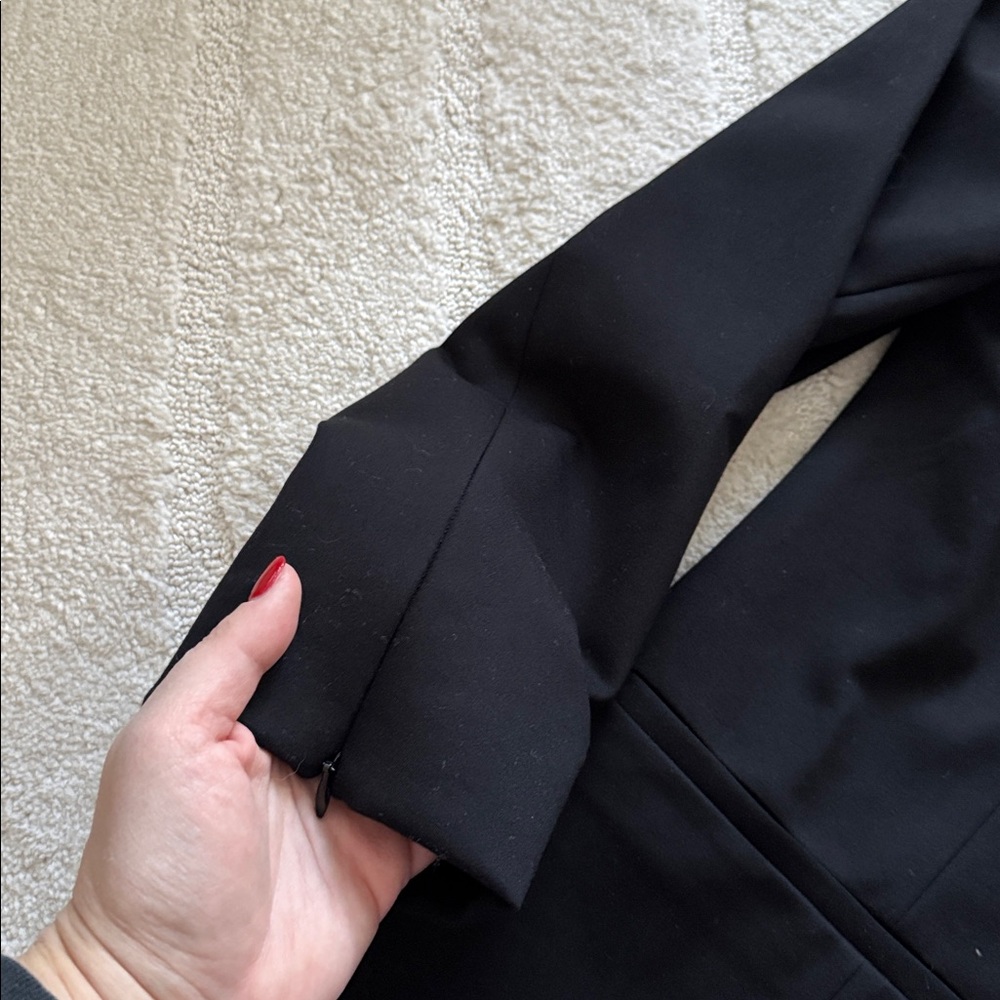 NEW- Good American Ponte Embellished Executive Blazer Minidress - Picture 7 of 16
